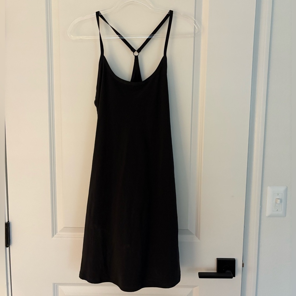 Outdoor Voices Black Strappy Dress